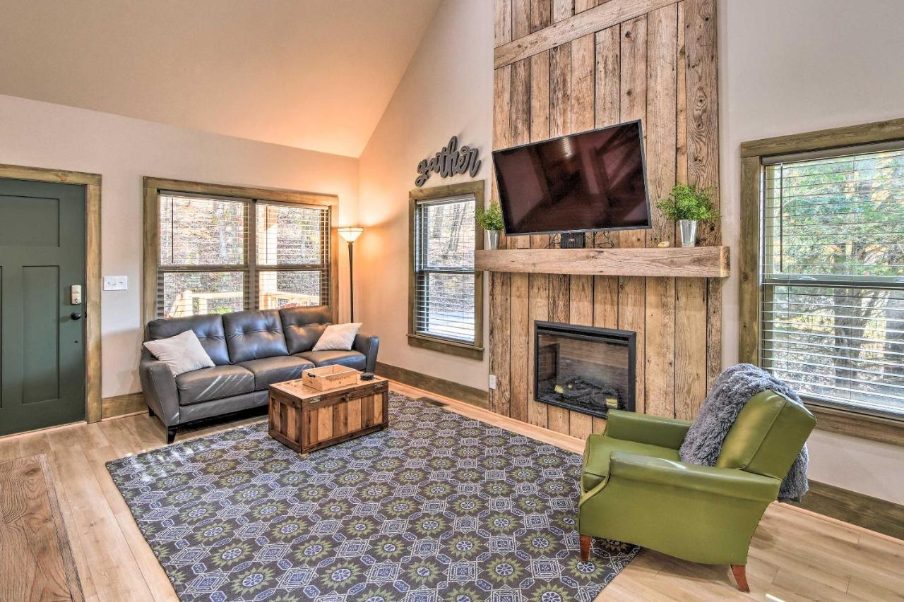 Creekside Craftsman Retreat In North Ga Mountains! Villa Mineral Bluff Dış mekan fotoğraf